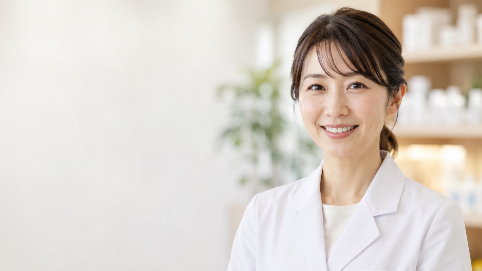 笑顔のフリーランス薬剤師